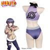 Hyuga Hinata Inspired Naruto Swimsuit Cosplay Costume With Purple Polyester Fabric