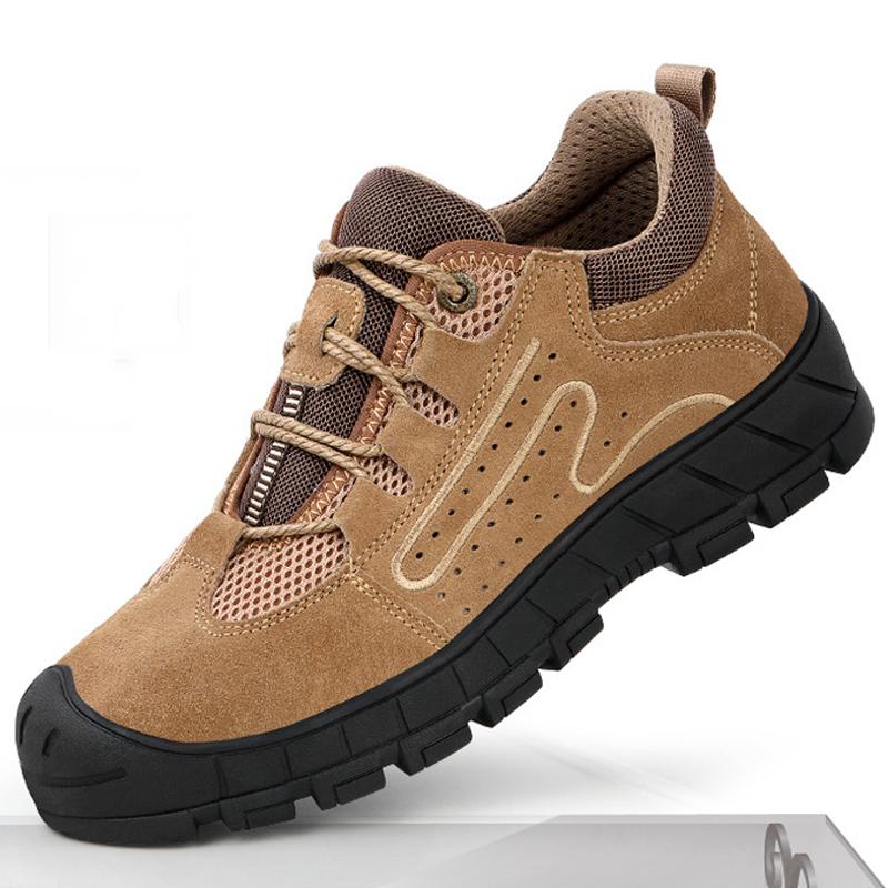 Indestructible Safety Shoes Men For Work Boot Steel Toe Shoes Safety Boots Puncture-Proof Work Sneakers Male Shoes Work Footwear