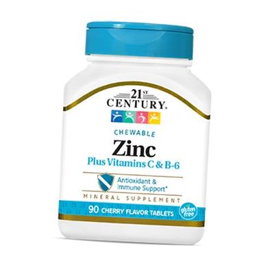 Zinc with Vitamins C and B6, Zinc Plus Vitamins C & B-6, 90tab Cherry (36440071)