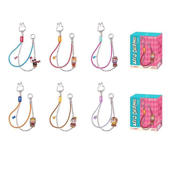 New POP MART THE MONSTERS Chinese Chess Adventure Collection Pendant Blind Box Products Single Mystery Box/Full Box 6 Pcs PPMT-2501-0081