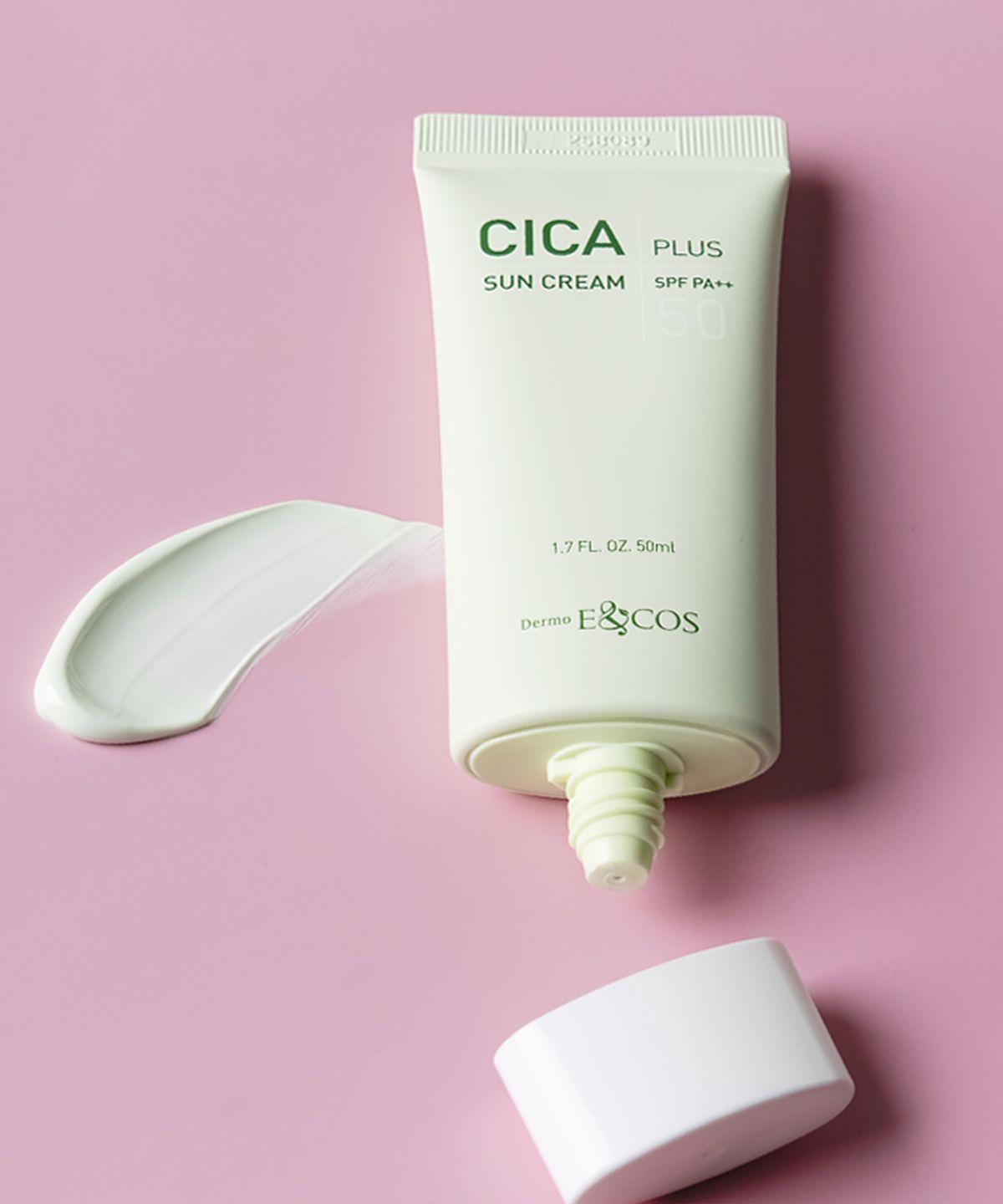 Non-eye-irritating, non-white cast tone-up Cica Plus triple-function sunscreen 50ml