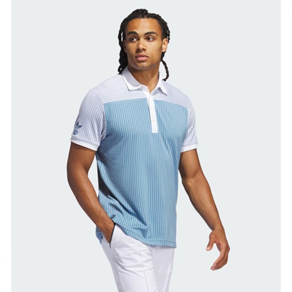 

Adidas Футболка с воротником для гольфа Adidas Golf Bogey Boys Polo shirT Ib6665 white-blue/S