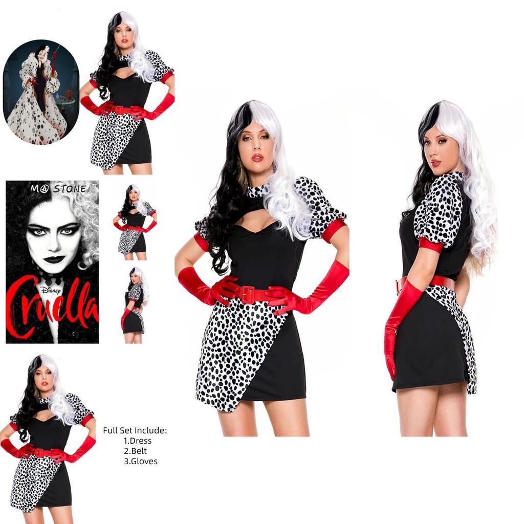 Mushroom Fairy Marke Damen Cosplay Kleid Inspiriert vom Film 101 Dalmatiner