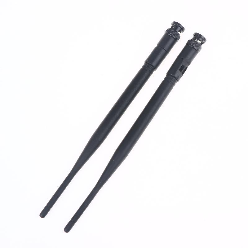 2 Peças 5dBi de Ganho UHF 500MHz-900MHz Antena 210mm Antena UHF com Conector BNC para Acessórios de Receptor de Microfone Sem Fio