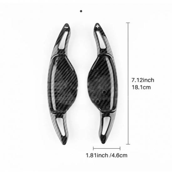 Steering Wheel Paddle Shifter Extension Carbon Texture For Infiniti QX50 Q50 Q60