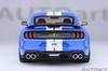 AUTOart 1/18 Scale Ford Mustang Shelby GT500 (Blue/White Stripes) Finished Product 73094