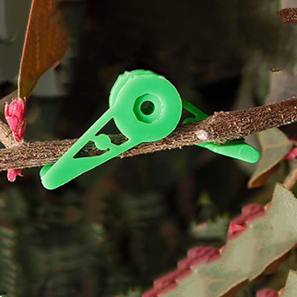 50pcs Low Stress Training Clips 360 Degree Reusable Plastic Plant Stem Bender Clips for Gardening