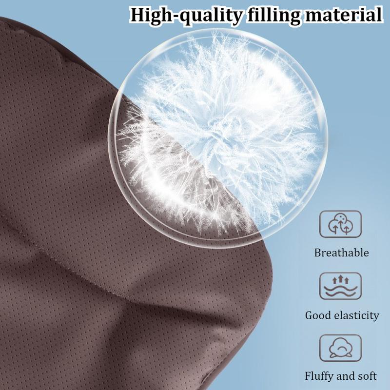 Premium Car seat cushion Luxury PU Leather Perforated Design Cloud Soft Sofa Comfort Sweat Absorbent Breathable Easy to install
