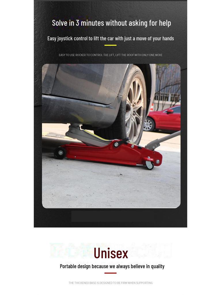 2-Ton Hydraulic Car & SUV Jack for Tire Changing