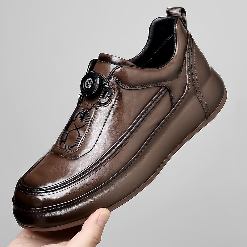 

Fashion Men s Breathable Running Shoes Lightweight Walking Sneakers 2025 New Athletic Driving Shoes Fashion Casual Lace Up Flats for Men 44 коричневый