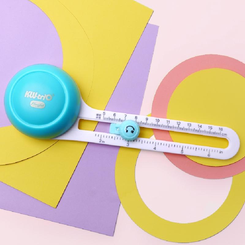 Rotary Circle Paper Cutter Scrapbooking Tool for Kid Adult School Home DIY Craft