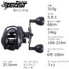 Abu Garcia Beast LP Beast 300 Baitcasting Low für und Monster Big Game Rolle, Profil, Barsch, Salzwasser, Fisch,