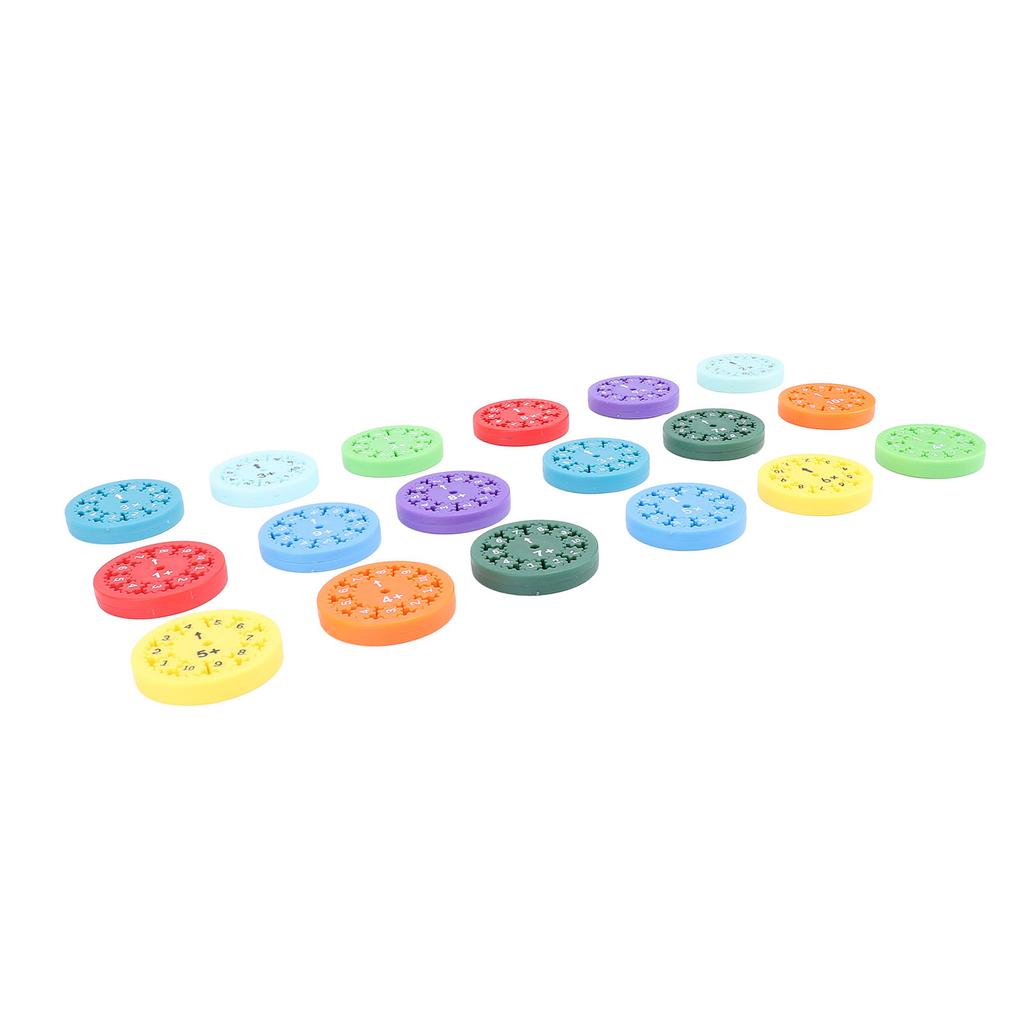 18PCS Math Fact Fidget Toy PC Multiplication and Division Math Learning Educational Toy for Kids