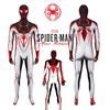 Spider-man Ps5 Miles Morales T.r.a.c.k. Costume da Cosplay Bianco per Adulti