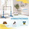 Sbarra Orizzontale da Ginnastica Regolabile in Altezza per Bambini, Bambini Junior Kip High Bar Fitness, Blu