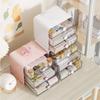 Transparent Design Desktop Drawer Box Multifunctional Space Saving Storage Shelf Large Capacity Cosmetic Storage Box School