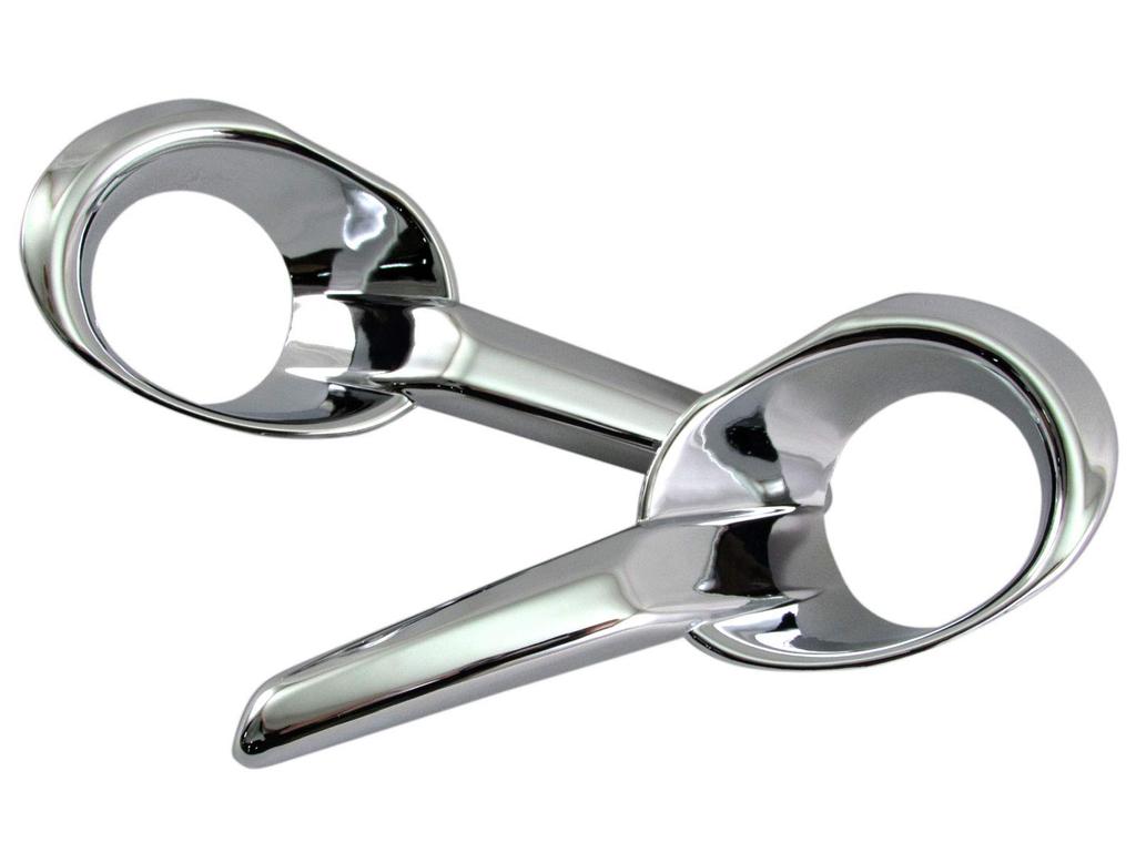 BRIGHTZ Impreza Sport GT Chrome Fog Light Covers Compatible with and 7 Impreza Sport [FOG-COV-302] GT2, GT3, GT6, GT7, T2, T3, T6, T7, 2, 3, 6, (Part