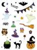 Waterproof Halloween Tattoo Stickers Masquerade Death Spirit Face Stickers Funny Tattoo Temporary Tattoo Stickers