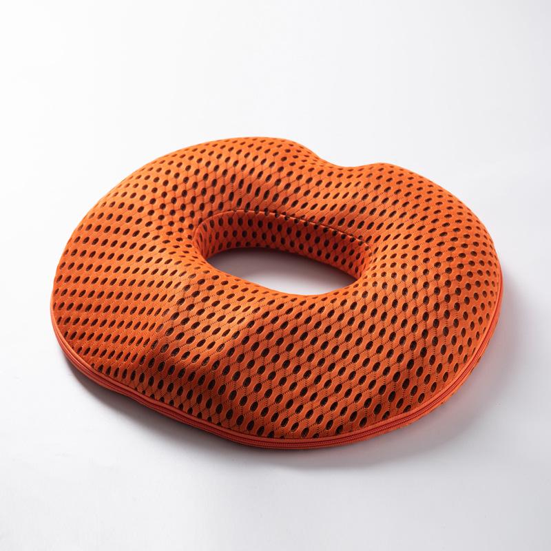 Ergonomic Hemorrhoid Relief Cushion: Breathable, Hollow Design for Pregnancy & Postpartum Comfort