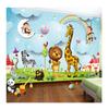 Wall Murals 3D Cartoon Animal Photo Wallpaper Boys And Girls Children's Bedroom Background Wall Painting Kid's Wall Paper