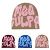 Colorful Mea Culpa Beanies Knit Cap Keep Cozy And Fashion-forward