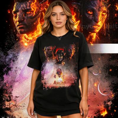 Retro 90's Comfort Colors Avatar Fire and Ash Avatar 3, Jake Sully, Varang, Avatar Leisure T-Shirt,Gift for Women and Man