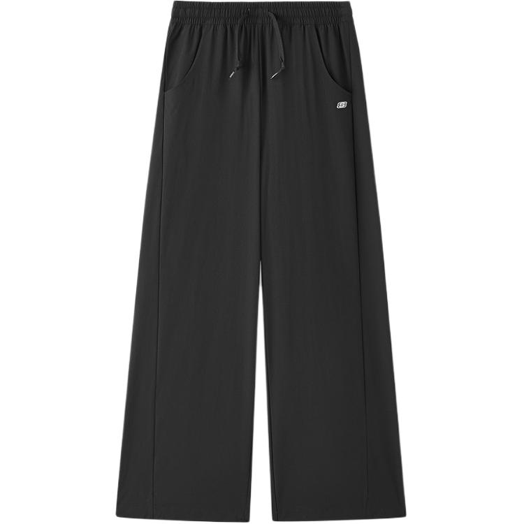Skechers Casual Soft Stretch Woven Comfortable Quick-Dry Loose Mid-Rise Knitted Sports Pants Women bottoms L226W039-0018 M