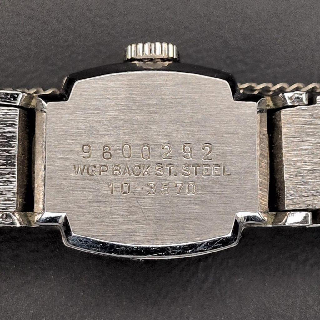 Used Seiko Hand-wound Antique Ladies' Watch White Gold (Working Condition)