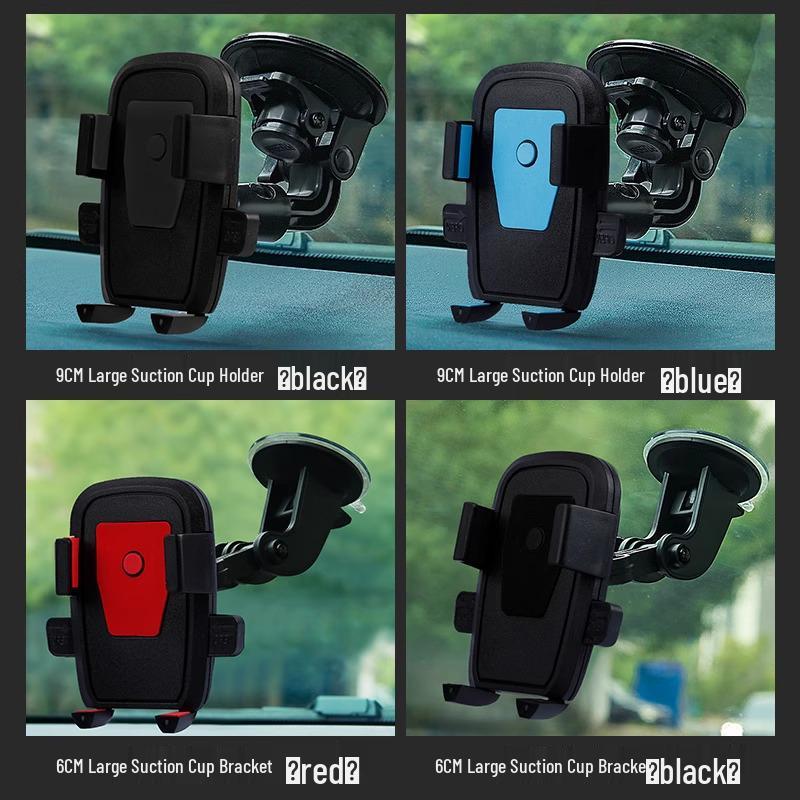 Shockproof Suction Cup Car Phone Holder for Trucks, Excavators & Loaders