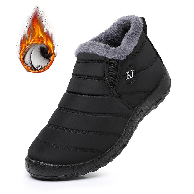 Fashion Women Snow Boots Fashion Outdoor Unisex Shoes Slip on Comfortable Platform Shoes for Women Waterproof Plush Winter Ankle Boots