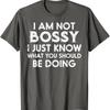 Non sono autoritario, so solo cosa dovresti fare Maglietta Divertente Sarcastica T-shirt Casual in Cotone