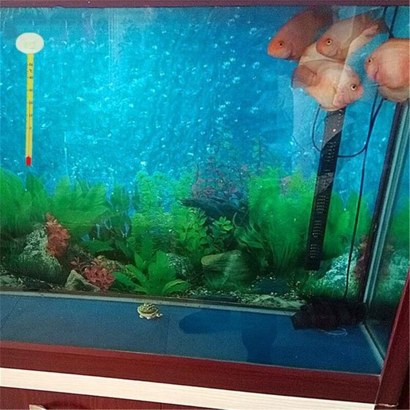 Liquid-In-Glass Aquarium Thermometer for Aquarium FishTank Accurate Floating Laboratory Thermometer