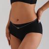European and American Sexy Bikini Navel Metal Chain Waist Jewelry Double Geometric Love Pendant Waist Chain High Sense