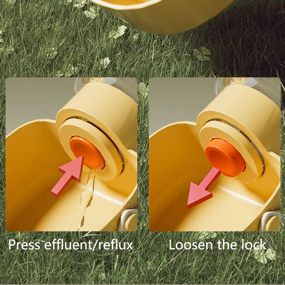 Food Container Dog Outdoor Drinking Bowl Lightweight 2 In 1 Pet Water Dispenser  Camping