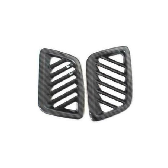 Carbon Fiber Dashboard Air Vent Outlet Cover Trim For Honda CR-V CRV 2017-
