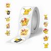 500 Sheets Pikachu Graffiti Sticker Roll for Car Trunk & Water Cup