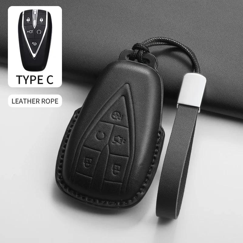 Car Key Case Cover Shell Fob for Changan UNIT UNIK CS35PLUS CS55 PLUS CS75 PLUS CS95 PLUS CS85 Oshan X7 X5 3/4/5 Buttons Keyring