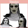 Die Nonnenkopfmaske mit entsetzlichem Design, ideal für Halloween und Kostümpartys