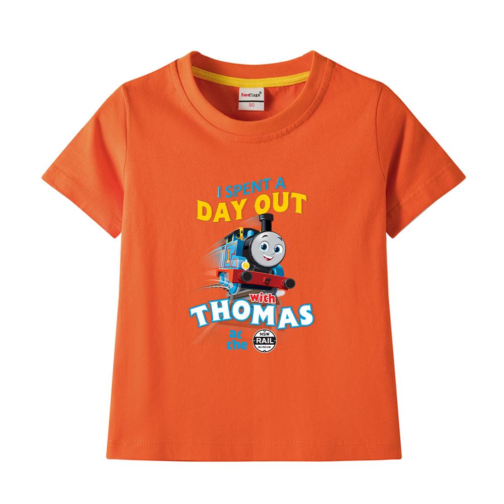 Boys' Printed Short-Sleeve Cotton T-shirt - 2023 Summer Fashion