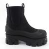 Pristine PRADA Monolith Re-Nylon Triangle Logo Gabardine Boots Black 36.5 2UE029 Used