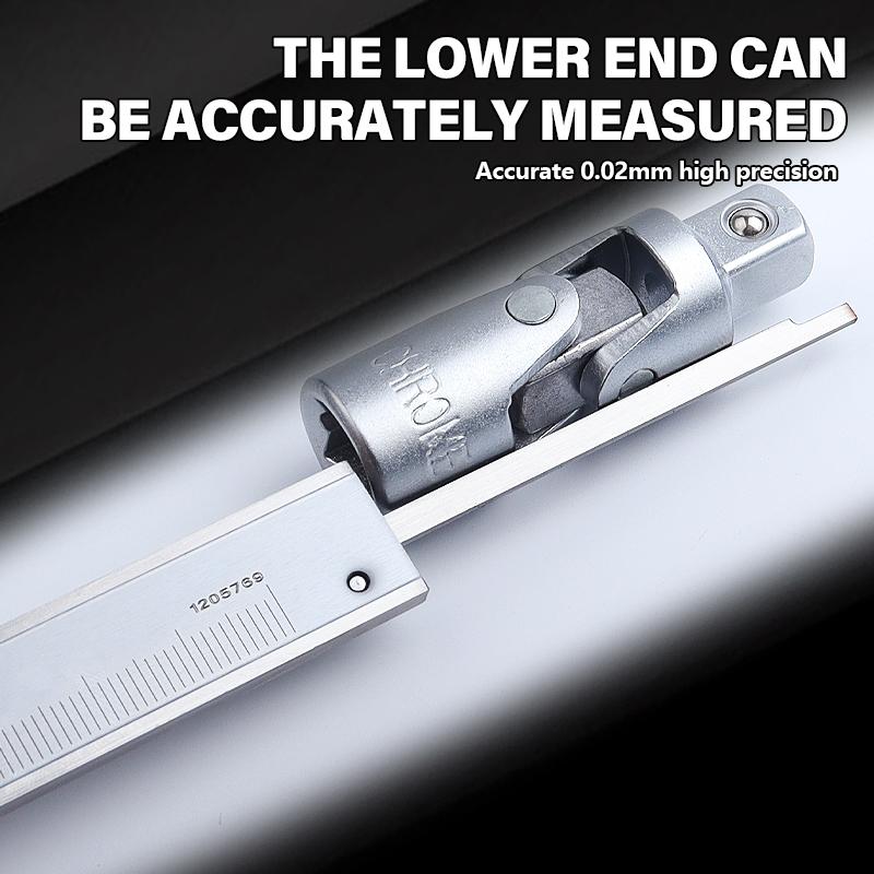 Factory  Dial Vernier Caliper High Precision Shockproof Carbon Steel Flexible Lock 0-300mm 0.02mm Accuracy 1 Year