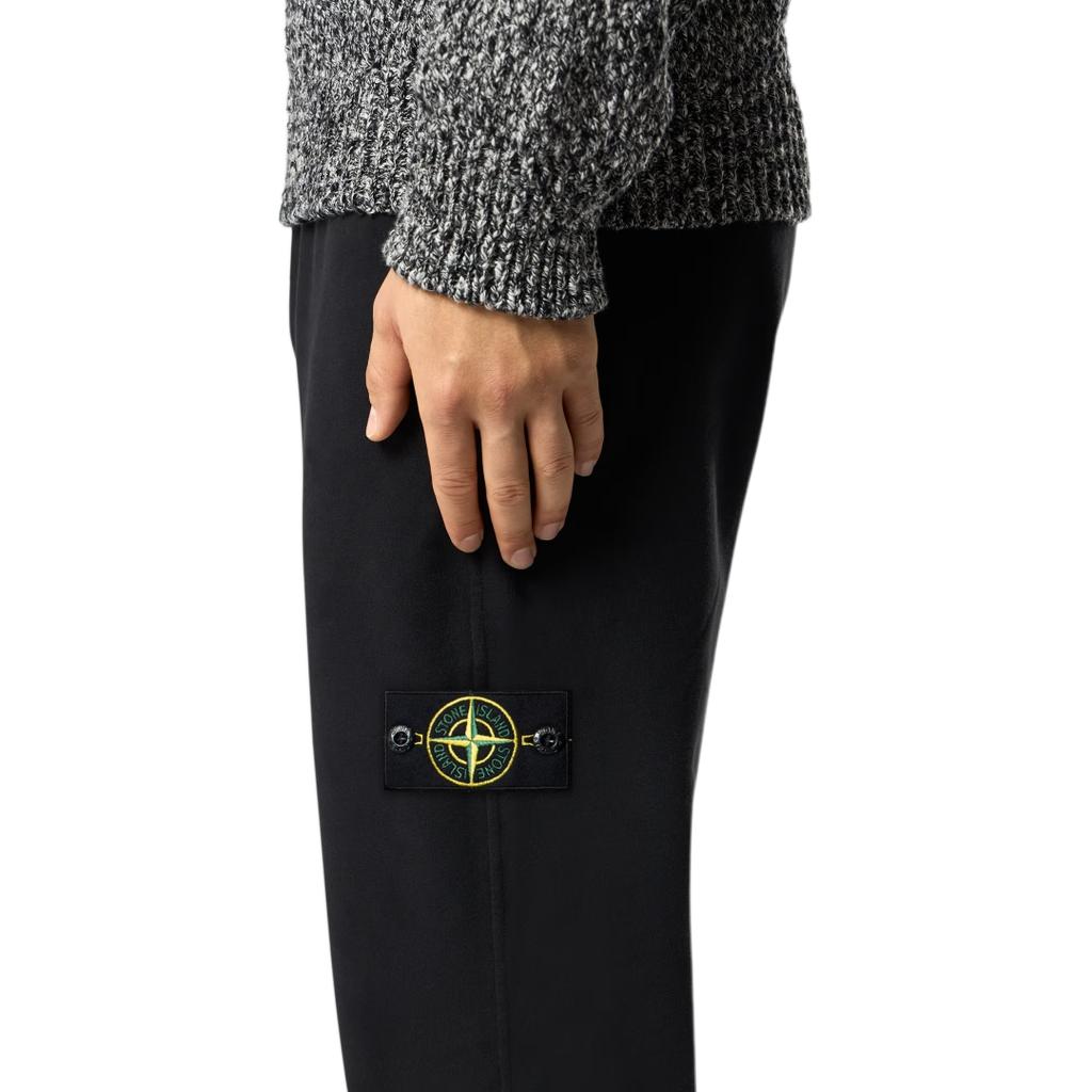 STONE ISLAND Collezione Primavera Estate SS26 Logo Distintivo Laterale Vita con Coulisse Pantaloni Casual Fondo Unisex L1S156200004S0410-V0029