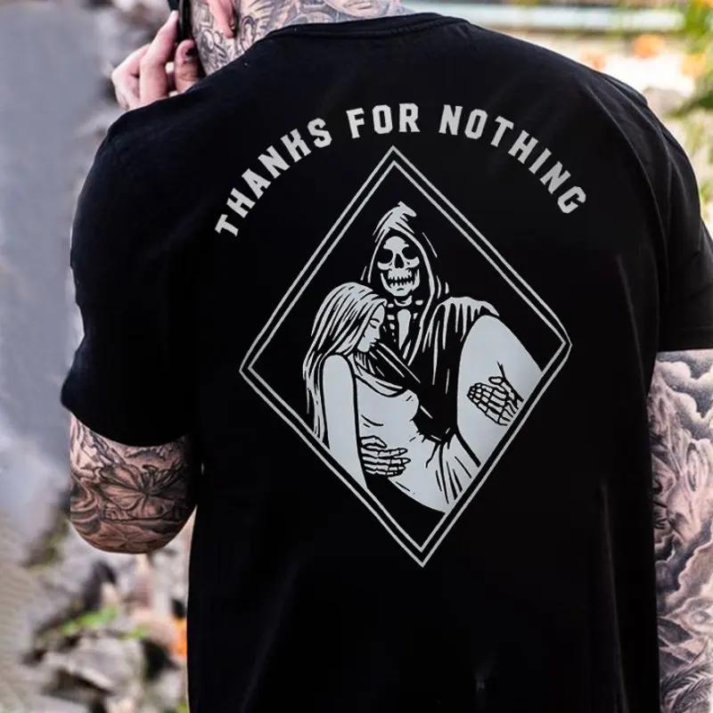 Creative Punk Skulls Men Tshirts Summer Hip-hop Gothic Short-sleev Tops Fashion Heavy Metal Rock Clothes Ropa Hombre Camisetas