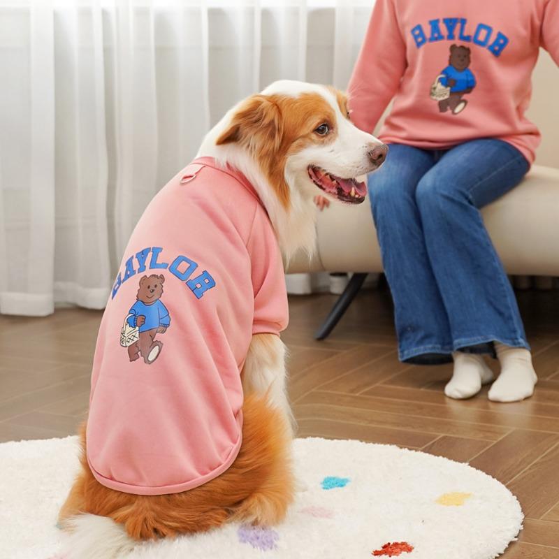 Vêtements d'automne et d'hiver pour animaux de compagnie adaptés aux familles pour grands chiens, chats, chiens Teddy, sweats à capuche en peluche pour chats, Golden Retrievers et chats obèses