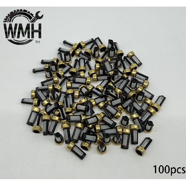 50/100/500/1000pcs Universal Fuel Injector Micro Filter 12*6*3mm Replacement Parts for Bosch Fuel Injectors Car Accessories Fuel System 2