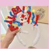 Cute Plush Lion Headband Women's Cartoon Twist Hair Clip New Year Hair Accessories