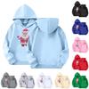 Children's Hoodies Loose Solid Color Hooded Sports Shirt Fashionable Sports Shirt