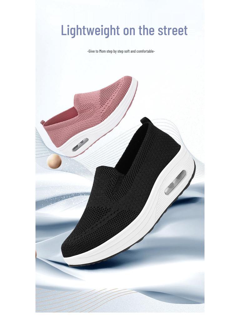 Changfeng Women's Summer Rocking Shoes - Thick Sole, Plus Size, Casual & Comfort Shoes