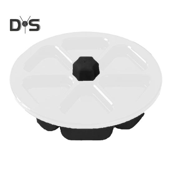 

Набір прес-форм для рису бенто 6-в-1, не містить BPA, прес для суші для ролів з морськими водоростями, японська форма для онігірі, трикутна форма для приготування їжі для домашньої вечірки чорний/білий