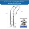 Jinggeng Stainless Steel Swimming Pool Ladder